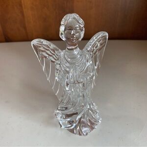 Waterford 6” Guardian Christmas Angel Crystal Figurine Sculpture Signed